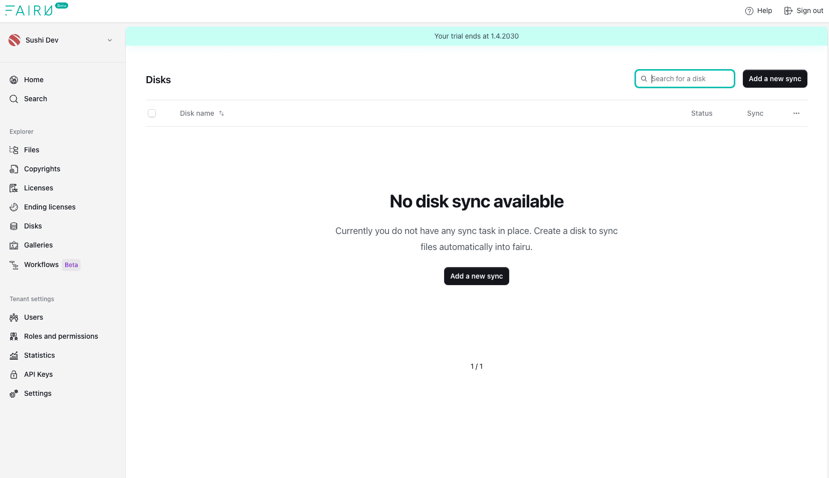 Overview sync